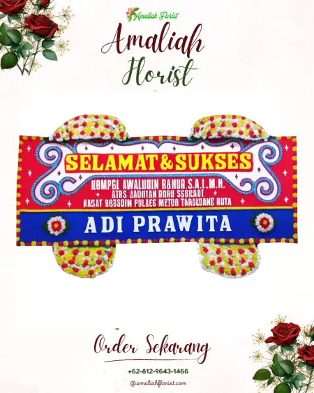Papan Bunga Ucapan Selamat Ngambakrejo